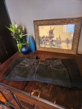 Vintage Black Levi Strauss Jeans
